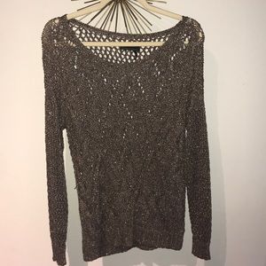 Sparkly gold sweater